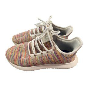 Adidas Womens Size 6 Sneaker Shoes Tubular Flyknit Multicolor Shadow ART 083056